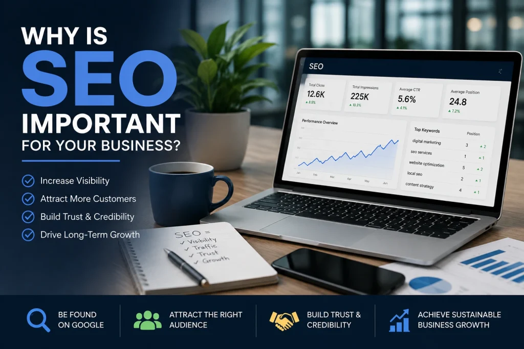 SEO importance for business growth and online visibility